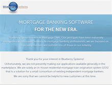 Tablet Screenshot of blueberrysystems.com
